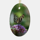 Ornement de papillon et de fleur/tenture (Gauche)