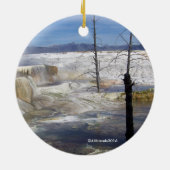 Ornement de parc national de Yellowstone (Dos)