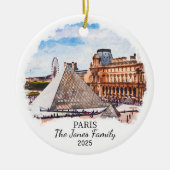 Ornement de Paris personnalisé, France, Louvre (Devant)