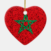 Ornement de parties scintillantes de drapeau du (Dos)