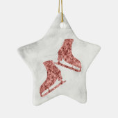 Ornement de patinage artistique étoile - Or Rose ( (Droite)