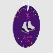 Ornement de patinage sur glace, Filles de hockey s (devant)