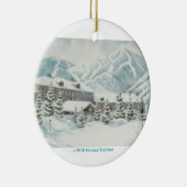 ORNEMENT DE PAYS DE SKI (Droite)