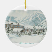 ORNEMENT DE PAYS DE SKI (Dos)