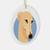 Ornement de pendaison Greyhound (Droite)