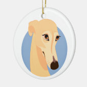 Ornement de pendaison Greyhound (Gauche)