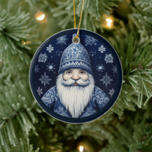 Ornement de Père Noël nordique