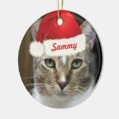 Ornement de Père Noël Paws (Gauche)