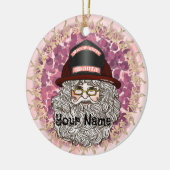 ornement de Père Noël pompier (Gauche)