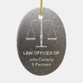 Ornement de Personalizable avec des échelles de (Devant)