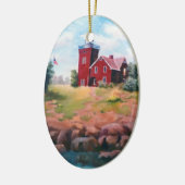 Ornement de phare de deux ports (Gauche)