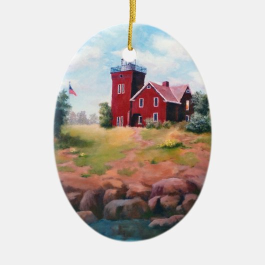 Ornement de phare de deux ports (Devant)