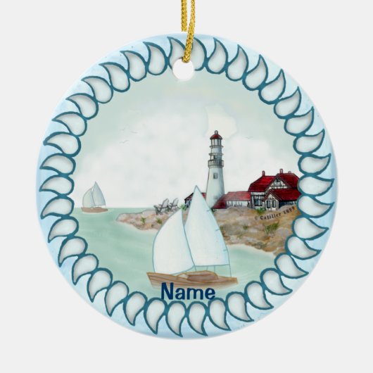 Ornement de phare Rocky (Devant)