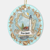 Ornement de phare Wisconsin Shells (Gauche)