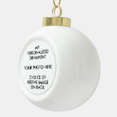 ORNEMENT DE PHOTO CLASSIQUE Personnalisée (Droite)