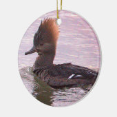 Ornement de photo de canard (Gauche)