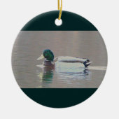 Ornement de photo de canard colvert (Devant)