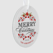 Ornement de photo de famille de typographie de (devant)