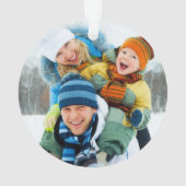 Ornement de photo de famille de typographie de (dos)