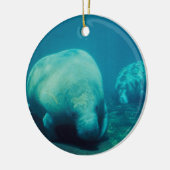 Ornement de photo de lamantin (Gauche)