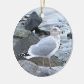 Ornement de photo de mouette (Gauche)