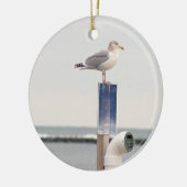 Ornement de photo de mouette (Gauche)
