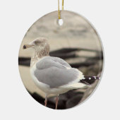 Ornement de photo de mouette (Gauche)