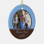 Ornement de photo de scout de "brownie" (Droite)