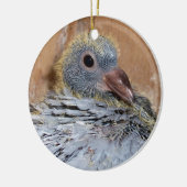 Ornement de pigeon voyageur de bébé (Gauche)