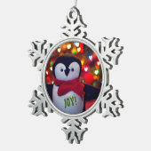 Ornement de pingouins joyeux (Vue impression)