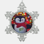 Ornement de pingouins joyeux (Devant)