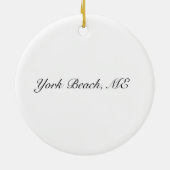 Ornement de plage de York (Dos)