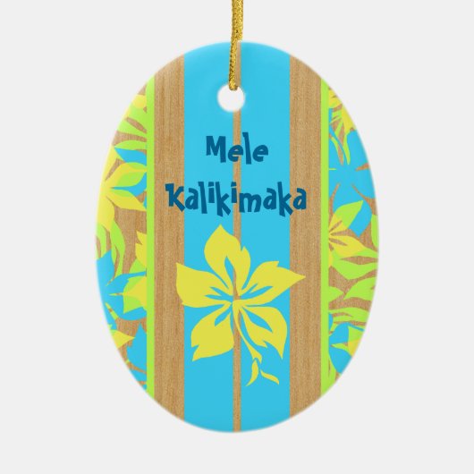 Ornement de planche de surf de Velzyland (Devant)