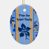 Ornement de planche de surf de Velzyland (Dos)