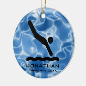 Ornement de plongée personnalisé (Gauche)