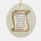 Ornement de poème de soeur (Gauche)