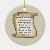 Ornement de poème de soeur (Dos)