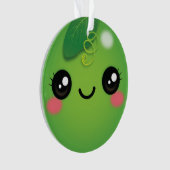 Ornement de pois de Kawaii (devant)