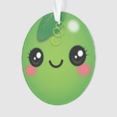 Ornement de pois de Kawaii (devant)