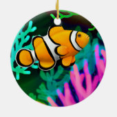 Ornement de poissons d'Anenome de clown de Percula (Dos)