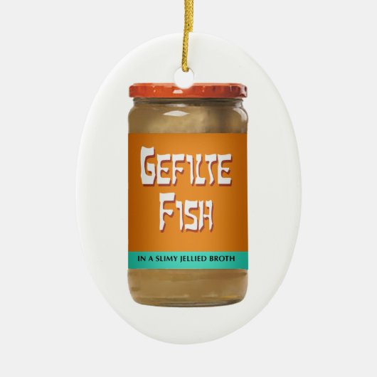 Ornement de poissons de Gefilte (Devant)