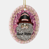 Ornement de pompier père Noël (Droite)