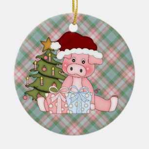Ornement de porc de Noël