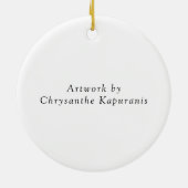 Ornement de porcelaine de Voie Lactée (Dos)