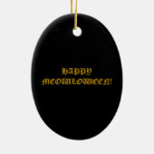 Ornement de portrait de Kitty de vampire (Dos)