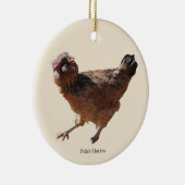 Ornement de poulet polonais (Droite)