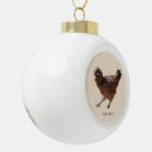 Ornement de poulet polonais (Gauche)