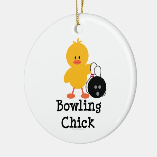 Ornement de poussin de bowling (Gauche)
