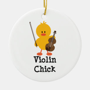 Ornement de poussin de violon
