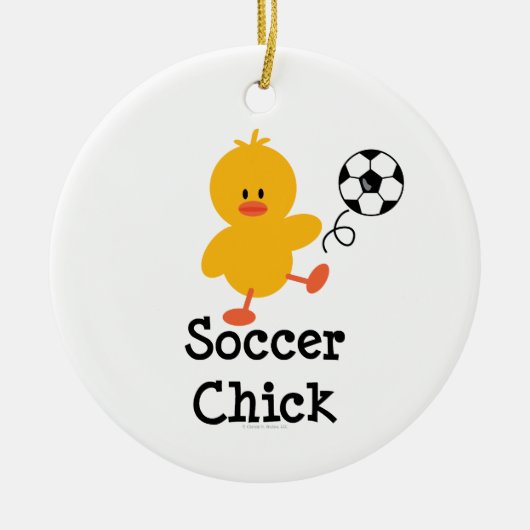 Ornement de poussin du football (Devant)